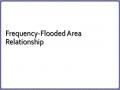 Frequency-Flooded Area Relationship