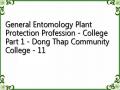 General Entomology Plant Protection Profession - College Part 1 - Dong Thap Community College - 11