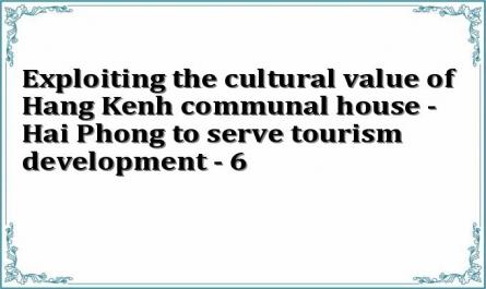 Exploiting the cultural value of Hang Kenh communal house - Hai Phong to serve tourism development - 6