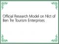 Official Research Model on Nlct of Ben Tre Tourism Enterprises