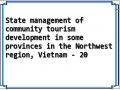 State management of community tourism development in some provinces in the Northwest region, Vietnam - 20