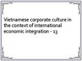 Vietnamese corporate culture in the context of international economic integration - 13
