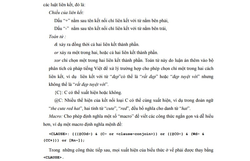 Bài toán phân tích cú pháp Đây là bài toán bắt buộc phải làm khi xây dựng 1
