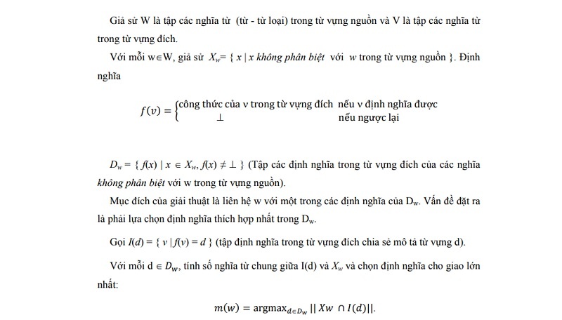 Từ vựng nguồn được nói tới ở đây là các từ xuất hiện trong UMLS Specialist 1
