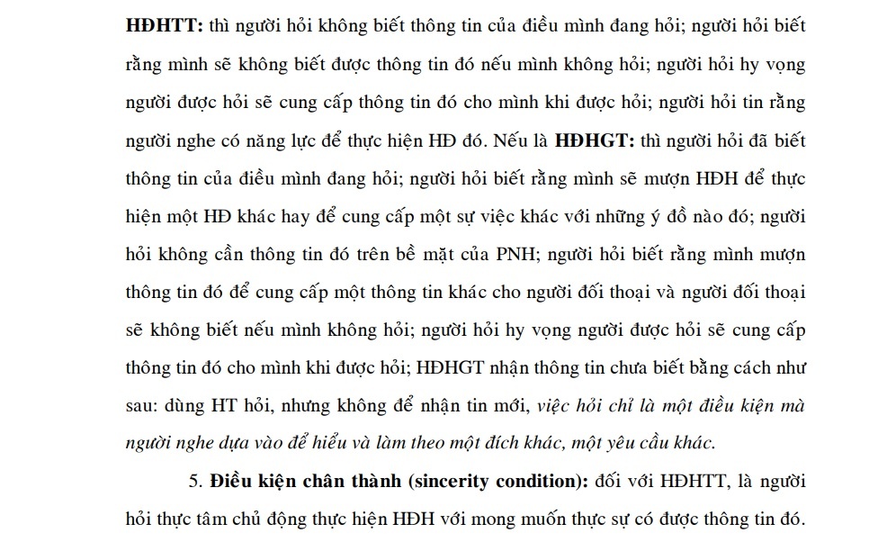 1 HĐ tạo ngôn locutionary acts là thao tác lựa chọn sao cho tạo ra một biểu 1