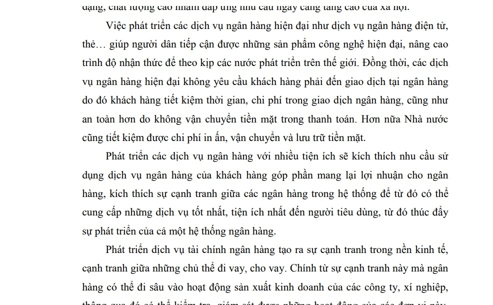 – Cho thuê tài chính ngân hàng cung cấp dịch vụ cho thuê tài chính đối với 1