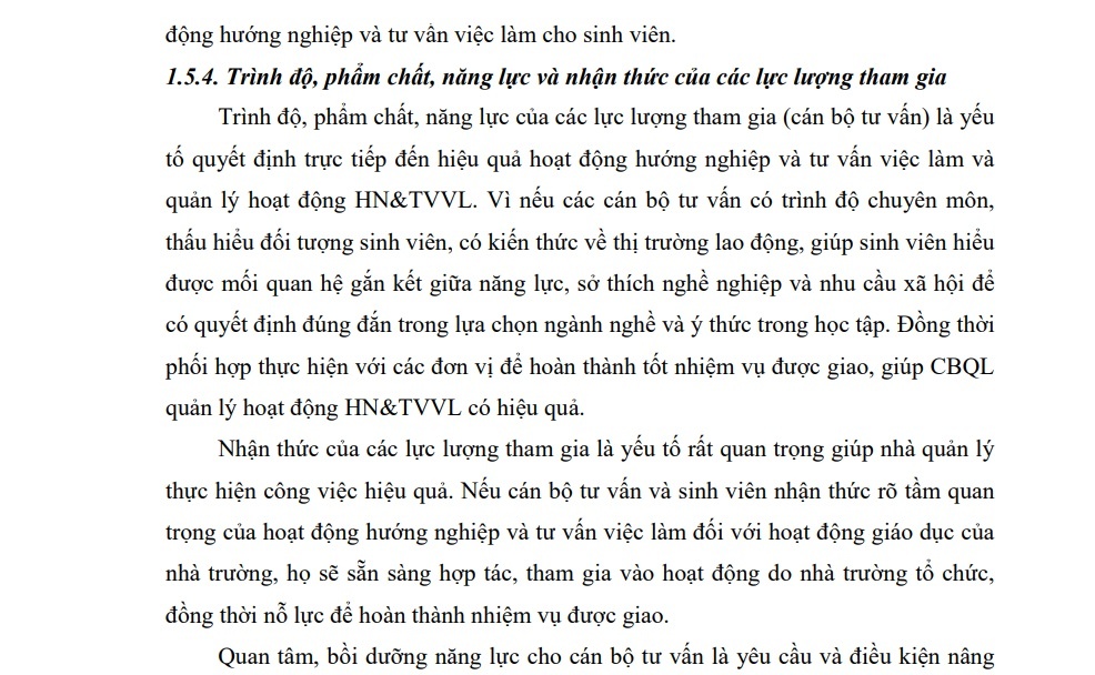 – Monitoring and evaluating the effectiveness of the organization of career guidance and job 1