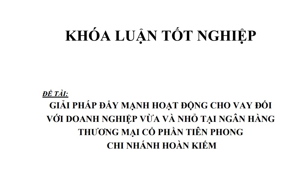1.4.2.2. From the bank’s side .17 CONCLUSION CHAPTER 1 .19 CHAPTER 2: SITUATION OF Lending 1