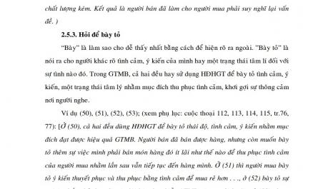 Phát ngôn chứa hành động hỏi trong giao tiếp mua bán bằng tiếng Việt - 16