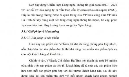 Xây dựng chiến lược kinh doanh cho Ngân hàng TMCP Việt Nam Thịnh Vượng chi nhánh Hà Tĩnh - 6