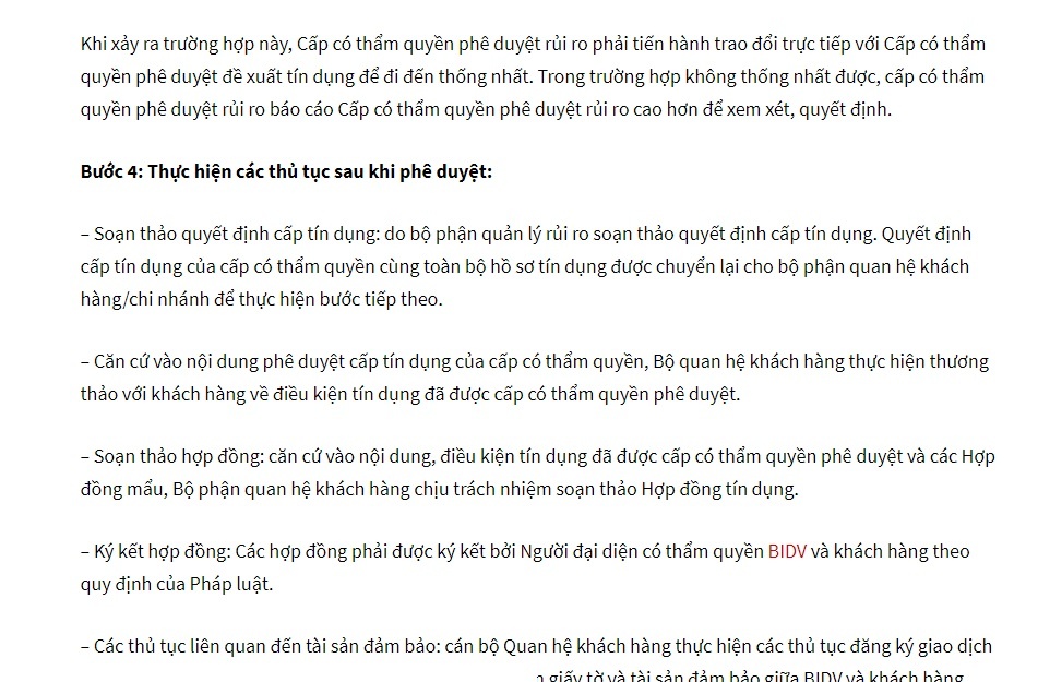 – Collateral: real estate, machinery, equipment, means of transport, debt collection rights for 1