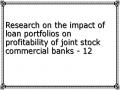 Strategic Orientations For The Banks Loan Portfolio Management