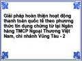 Giải pháp hoàn thiện hoạt động thanh toán quốc tế theo phương thức tín dụng chứng từ tại Ngân hàng TMCP Ngoại Thương Việt Nam, chi nhánh Vũng Tàu - 2