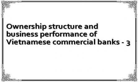  The Relationship Between Ownership Structure And Business Performance