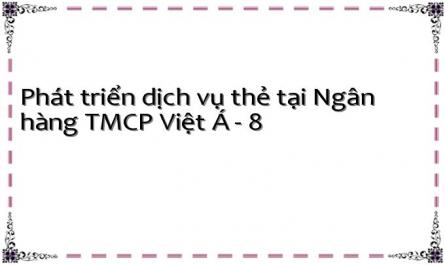 Phát triển dịch vụ thẻ tại Ngân hàng TMCP Việt Á - 8