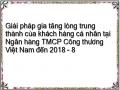 Giải pháp gia tăng lòng trung thành của khách hàng cá nhân tại Ngân hàng TMCP Công thương Việt Nam đến 2018 - 8