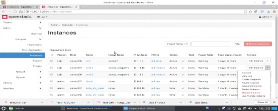 Pass Yêu cầu VM được di chuyển giữa 2 compute với độ trễ nhỏ Kết quả 13