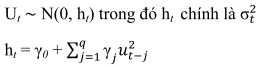 Y t B 1 B 2 X t U t 1 1 1 2 Thông thường u t được giả định có phân phối 4