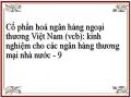 Cổ phần hoá ngân hàng ngoại thương Việt Nam (vcb): kinh nghiệm cho các ngân hàng thương mại nhà nước - 9
