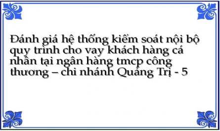 Quy Trình Cho Vay Khách Hàng Cá Nhân Tại Vietinbank Quảng Trị