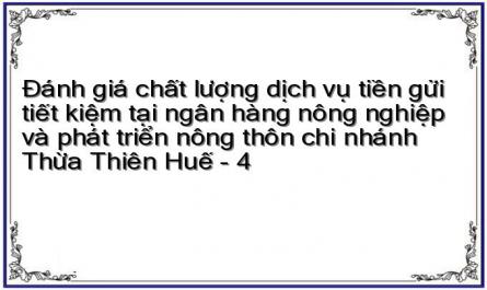 Tình Hình Huy Động Tiền Gửi Tiết Kiệm Của Ngân Hàng Nno&ptnt Chi Nhánh Thừa Thiên Huế Bảng 3:
