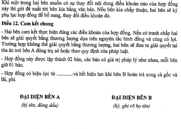 Phụ lục 06 Giấy nhận nợ Phụ lục 09 Giâý đề nghị kiêm phương án cơ cấu 12
