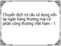 Chuyển dịch cơ cấu sử dụng vốn tại ngân hàng thương mại cổ phần công thương Việt Nam - 1