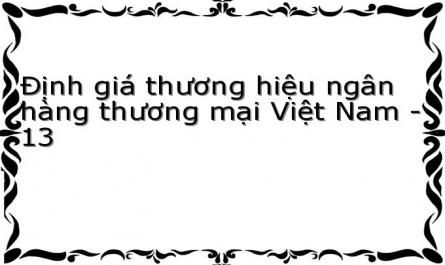 Định giá thương hiệu ngân hàng thương mại Việt Nam - 13