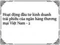 Hoạt động đầu tư kinh doanh trái phiếu của ngân hàng thương mại Việt Nam - 2