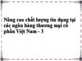 Nâng cao chất lượng tín dụng tại các ngân hàng thương mại cổ phần Việt Nam - 3