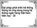 Giải pháp phát triển hệ thống thông tin ứng dụng trong hệ thống ngân hàng Việt Nam hiện nay - 18
