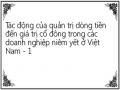 Tác động của quản trị dòng tiền đến giá trị cổ đông trong các doanh nghiệp niêm yết ở Việt Nam - 1