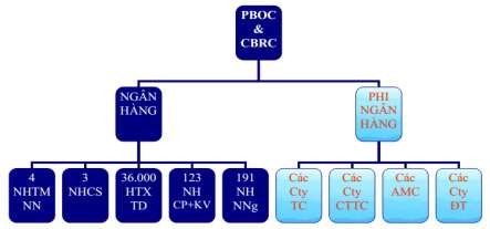 Hình 6 Cấu trúc hệ thống ngân hàng của Việt Nam Hình 7 Thị phần sở hữu 1