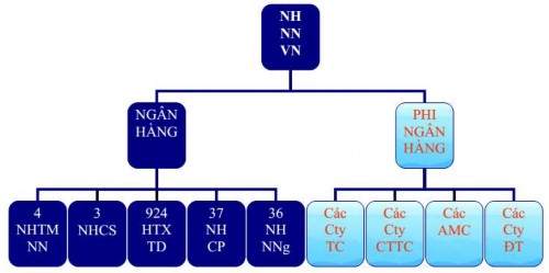 Hình 7 Thị phần sở hữu tài sản của các ngân hàng Trung Quốc và Việt Nam 2