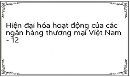 Hiện đại hóa hoạt động của các ngân hàng thương mại Việt Nam - 12