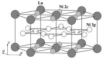 Hình 1 8 Cấu trúc mạng tinh thể của hợp kim LaNi 5 77 Hợp kim LaNi 5 có cấu 5