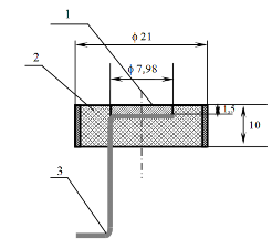 Sau khi epoxy đã đóng rắn tiến hành đo kiểm tra tiếp xúc điện giữa viên ép 3