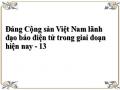 Đảng Cộng Sản Việt Nam Lãnh Đạo Báo Điện Tử - Thực Trạng, Nguyên Nhân Và Kinh Nghiệm