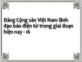 Đảng Cộng sản Việt Nam lãnh đạo báo điện tử trong giai đoạn hiện nay - 16