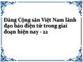 Đảng Cộng sản Việt Nam lãnh đạo báo điện tử trong giai đoạn hiện nay - 22