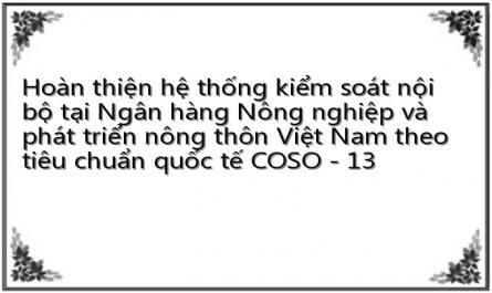 Thực Trạng Đánh Giá Rủi Ro Tại Nhno&ptnt Việt Nam