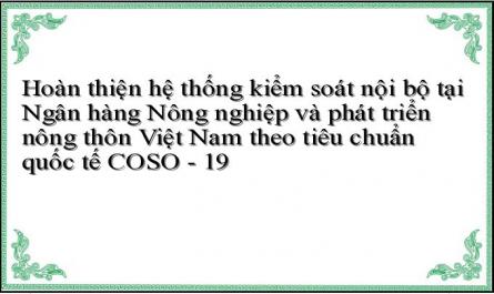 Đánh Giá Chung Về Thực Trạng Hoàn Thiện Hệ Thống Kiểm Soát Nội Bộ Của Nhno&ptnt Việt Nam