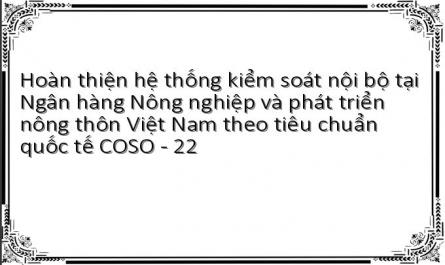 Giải Pháp Hoàn Thiện Thông Tin Và Truyền Thông Tại Nhno&ptnt Việt Nam