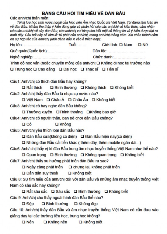 4 Kết quả điều tra trong điều tra xã hội học Số câu Đáp án số chọn Tì 1