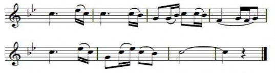 Bài Cây trúc xinh trích trong Tuyển tập dân ca tác phẩm mới Việt Nam 4