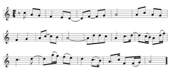 Ví dụ 11 Bài bản Khốc hoàng thiên Trung Quốc Trích từ Côn khúc Từ 2