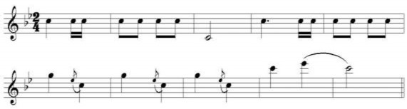 Đoạn A của tác phẩm Moderato có giai điệu đẹp du dương như đang miêu tả 3