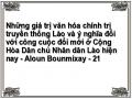 Những giá trị văn hóa chính trị truyền thống Lào và ý nghĩa đối với công cuộc đổi mới ở Cộng Hòa Dân chủ Nhân dân Lào hiện nay - Aloun Bounmixay - 21