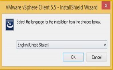 Hình 3 29 Chọn ngôn ngữ Màn hình bắt đầu cài đặt vShere Client chọn Next 3