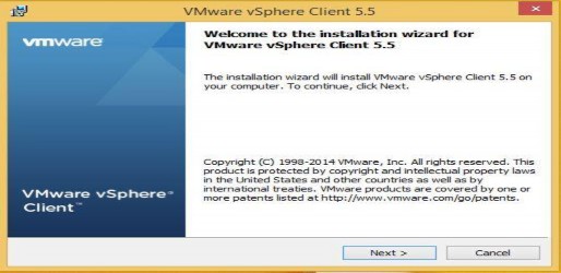 Hình 3 30 Màn hình bắt đầu cài đặt vShere Client Chọn I accept the terms in the 4